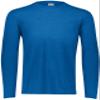 Augusta Sportswear Tri-Blend Long Sleeve Crew, Royal Heather, 3XL view 3
