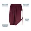 Augusta Sportswear Step-Back Basketball Shorts, Maroon/White, 2XL view 4