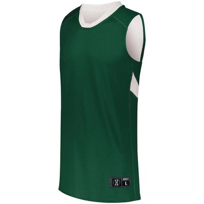 Holloway Men's X-Large Sleeveless, Forest/White