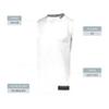 Augusta Sportswear Step-Back Basketball Jersey, White/Silver, M view 4