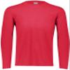 Augusta Sportswear Tri-Blend Long Sleeve Crew, Red Heather, L view 3