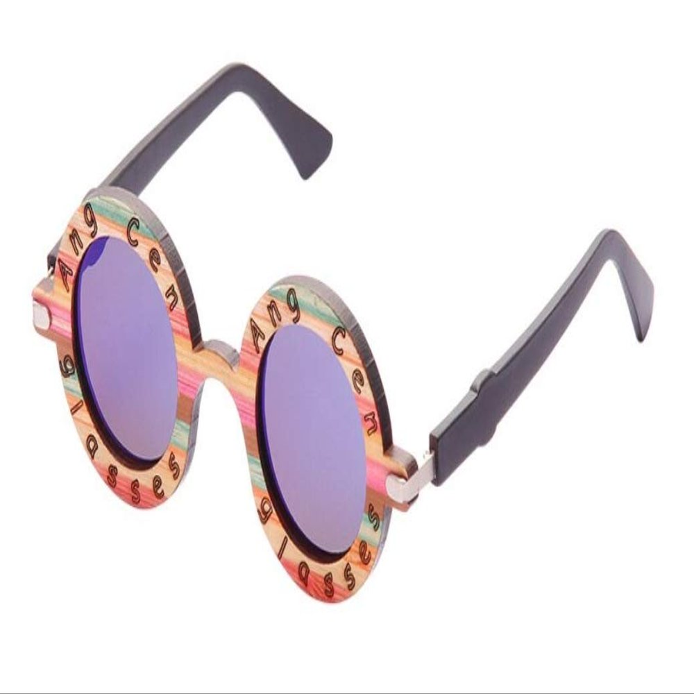 Kid Sunglasses Boy Polarized Round Goggle Blue Kid Sunglasses Girl Polarized