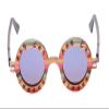 Kid Sunglasses Boy Polarized Round Goggle Blue Kid Sunglasses Girl Polarized view 2