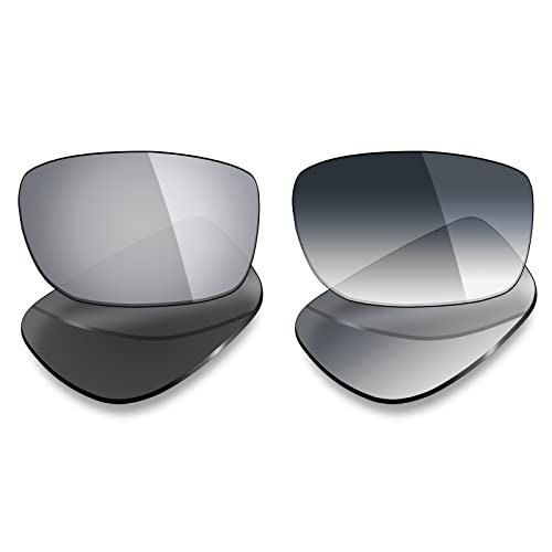 Mryok 2 Pair Polarized Replacement Lenses for Oakley Splinter Sunglass - Options