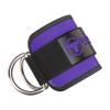 Ankle Straps for Cable Machines (Pair) - Double D-Ring Attachment, Fully Adjustable, Breathable Comfort Neoprene - For Legs, Glutes, Abs and Hips Workouts - Fits Women & Men (Purple) view 3