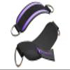 Ankle Straps for Cable Machines (Pair) - Double D-Ring Attachment, Fully Adjustable, Breathable Comfort Neoprene - For Legs, Glutes, Abs and Hips Workouts - Fits Women & Men (Purple) view 4