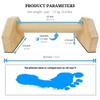 CALI SPORTS Push Up Bar Calisthenics Equipment, Solid Wood Parallettes Bars for Floor Use, Perfect Pushup Bar and Handstand Push Up Handles for Men and Women, Includes Wrist Wraps view 4