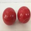 BuyBocceBalls Listing - Pack of 2 Listing - Replacement Bocce Balls - 107mm - Red with 2 Different Scoring Patterns view 1