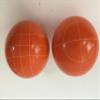 BuyBocceBalls Listing - Pack of 2 Listing - Replacement Bocce Balls - 107mm - Orange with 2 Different Scoring Patterns view 1