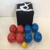 BuyBocceBalls Listing - Unique Bocce Set - 107mm with Blue and Red Balls, Black Bag view 2