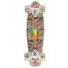 Skateboard Dog 22 inch Retro Mini Skateboards Kids Board for Boys Girl Youth Beginners Children Toddler Teenagers Adults 5 to 6 Year Old (Bending Color Lines) view 4