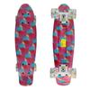 Skateboard Youth 22 inch Mini Cruiser Retro Starry Adults Skateboards for Kids Boys Girls Beginners Child Toddler Teenagers Dog Age 5 (Mixture of Pink and Blue) view 2