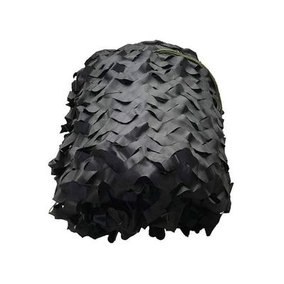 LIYFF-Tarps Camouflage Netting for Kids UV Resistant Shade Army Mesh Nets Outdoor Camping Military Hunting Shooting Blind Watching Hide Party Decorations - Black