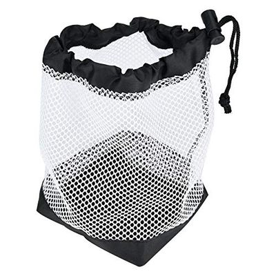 Ball Bag, Nylon Mesh Drawstring Pouch 36 Balls Storage Holder Accessory