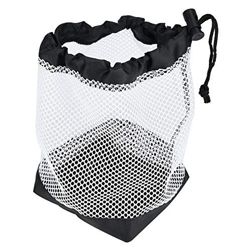 Ball Bag, Nylon Mesh Drawstring Pouch 36 Balls Storage Holder Accessory