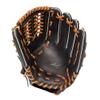 Mizuno boys 11.5" Ball Glove, Black/Brown Tartan Shock Web, 1150 US view 2