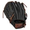 Mizuno boys 12" Ball Glove, Black/Brown Arched Tartan Web, 1200 US view 1