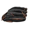 Mizuno boys 12" Ball Glove, Black/Brown Arched Tartan Web, 1200 US view 3