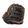 Mizuno boys 12" Ball Glove, Black/Brown Arched Tartan Web, 1200 US view 3