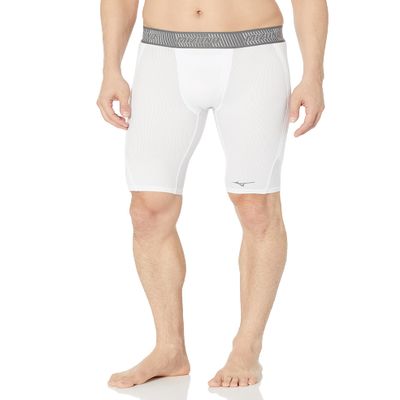 Mizuno Youth Boy's Aero Vent Padded Baseball Sliding Short,White