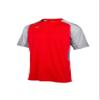 Mizuno Youth Aerolite Crew Baseball Jersey, Red-Grey, Large view 1