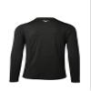 Mizuno boys Alpha Stretch Sleeve Training Apparel, Black, Large US view 2