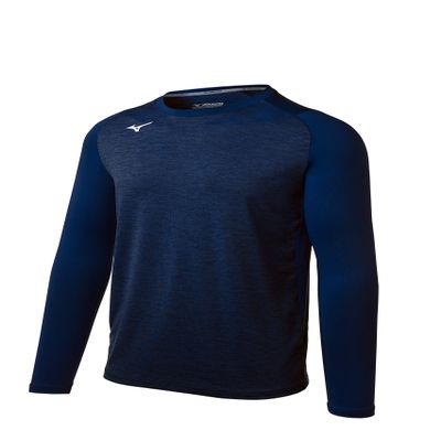Mizuno Youth Alpha Stretch Sleeve, Navy, Medium