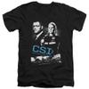 Csi Investigate This Unisex Adult V-Neck T Shirt for Men and Women, 2X-Large Black view 1