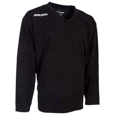 Bauer Flex Series Ice Hockey Practice Jersey - Black - Adult Medium