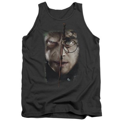 Harry Potter It All Ends Here Unisex Adult Tank Top for Men and Women, 2X-Large Charcoal