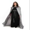 Little Adventures Deluxe Velvet Adult Cloak Cape with Lined Hood (Grey) - Machine Washable Adult Cosplay Dress-Up Cloaks with No Glitter view 1