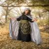 Little Adventures Deluxe Velvet Adult Cloak Cape with Lined Hood (Grey) - Machine Washable Adult Cosplay Dress-Up Cloaks with No Glitter view 2