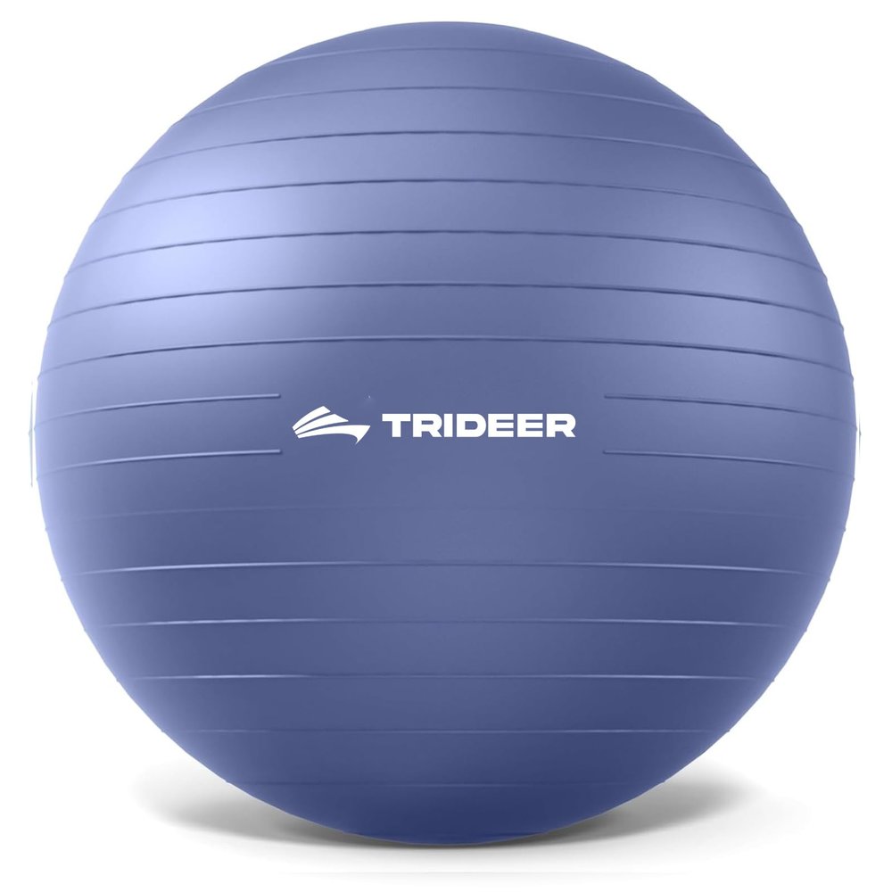 Trideer Yoga Ball for Pregnancy Office Ball Chair Exercise Ball for Birthing, Labor, Stretching & Core Workout  Anti-Burst, Slip-Resistant for Home Gym, Flexible Seating & Physical Therapy