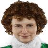 ALLAURA Bad Elf Wig Napoleon Brown Afro 70s Disco Costume | Buddy Elf Costume  Compatible with Napoleon, Marv, Julia, Will, & Vote Pedro
