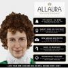ALLAURA Bad Elf Wig Napoleon Brown Afro 70s Disco Costume | Buddy Elf Costume  Compatible with Napoleon, Marv, Julia, Will, & Vote Pedro view 4