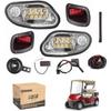 10L0L Golf Cart Headlight Kit for EZGO Freedom/TXT T48 2014-up G&E - (12V) Golf Cart Street Legal Light Kit Complete Headlight Taillight with Turn Signals Horn Brake Lights view 1
