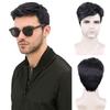 Creamily Mens Wigs Short Hair Black Curly Hair Wig for Men's Halloween Costume Wig Realistic Synthetic Cosplay Wigs for Boy Male view 1