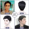 Creamily Mens Wigs Short Hair Black Curly Hair Wig for Men's Halloween Costume Wig Realistic Synthetic Cosplay Wigs for Boy Male view 4