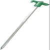 Army Universe Tent Pegs Stakes T-Top Rubber Top with Heavy Duty Steel Nail Ground Spikes 10" Long 100-Pack view 1