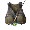Aventik Fly Fishing Vest Backpack with Chest Pack view 2