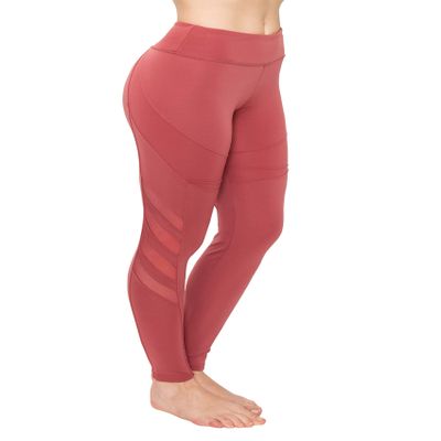 ALWAYS Yoga Pants for Women - High Waisted Mesh Stretch Workout Activewear Leggings Wild Ginger S