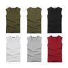 Acooe Mens Compression Athletic Muscle Sleeveless Tank Top Gym Work Out A-Shirt (1, Large,White) view 4