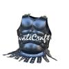 Medieval Roman Greek Muscle Body Armor Cuirass Black view 1
