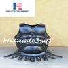 Medieval Roman Greek Muscle Body Armor Cuirass Black view 3