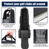 Partage Golf Travel Bag with Wheels,Golf Travel Case for Airlines, 600D Heavy Duty Oxford -Black view 3