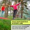 GIBBON ClassicLine Slackline Kit with TreeWear - 49ft Slack Line Set - 41ft x 2 Line & 8ft Ratchet Strap with Reinforced Loop, Signature Ratchet view 2