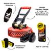 GIBBON ClassicLine Slackline Kit with TreeWear - 49ft Slack Line Set - 41ft x 2 Line & 8ft Ratchet Strap with Reinforced Loop, Signature Ratchet view 3