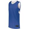 Holloway Dual-Side Single Ply Basketball Jersey (XX-Large, Royal/White) view 1