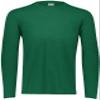 Augusta Sportswear Tri-Blend Long Sleeve Crew, Dark Green Heather, 3XL view 3