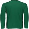 Augusta Sportswear Tri-Blend Long Sleeve Crew, Dark Green Heather, 3XL view 4
